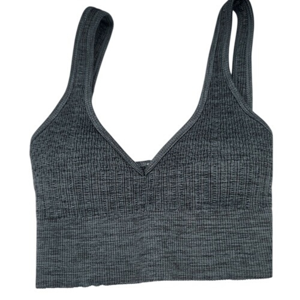 Avocado Gray Margot‎ Melange Plunge Bra